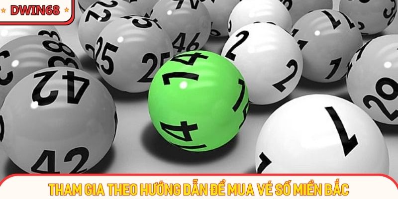 Tham gia theo hướng dẫn để mua vé số miền Bắc